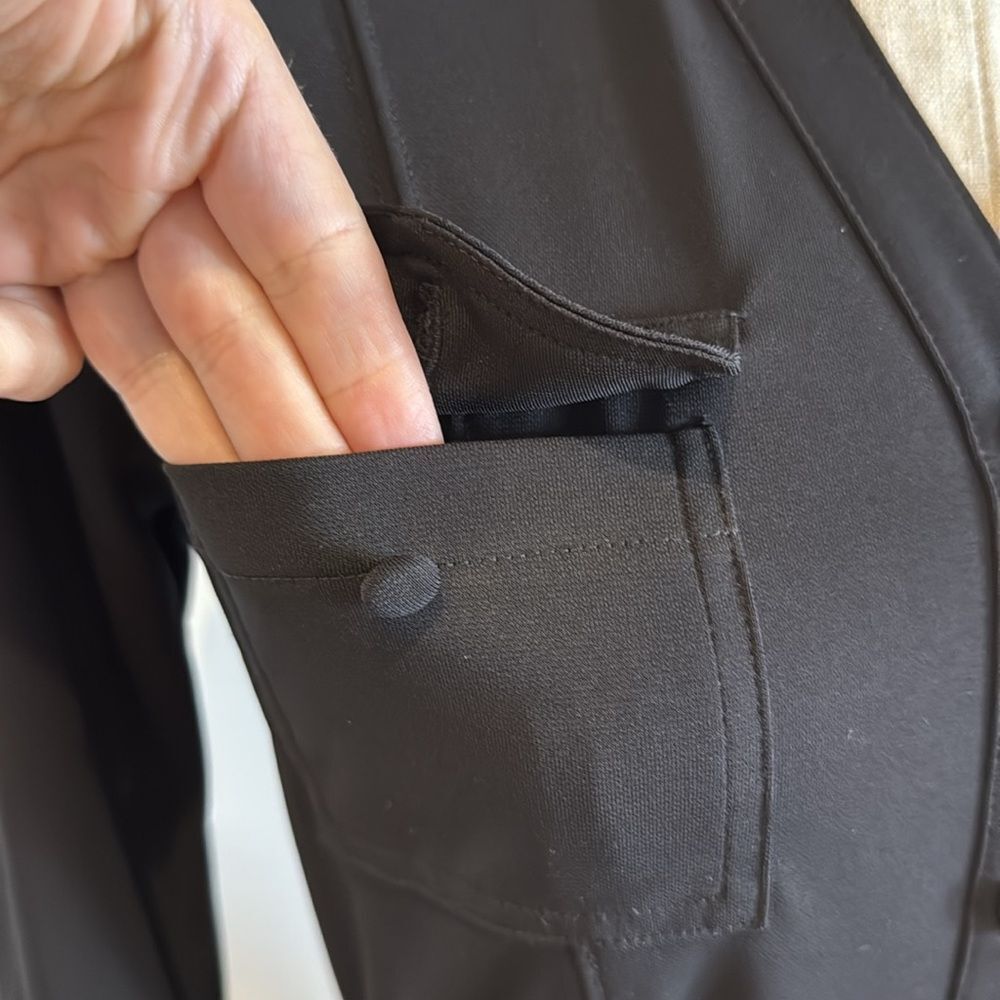 Talbots 3/4 Sleeve Button Down Collared Shirt Dre… - image 5